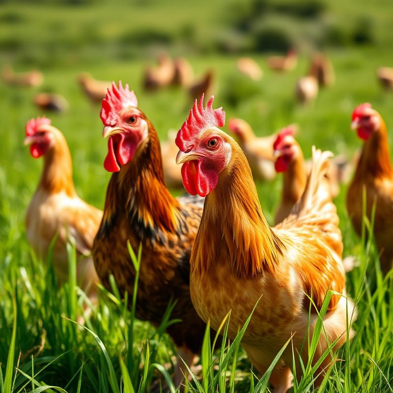 Free range chickens
